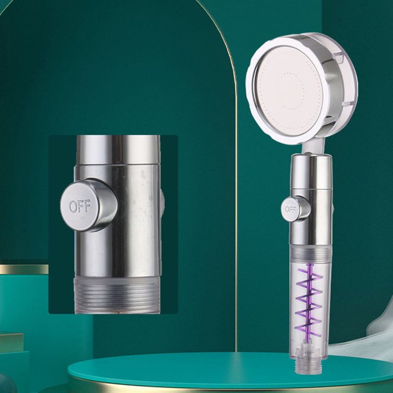 BowLift | Plastic Shower Head Round Handheld Shower Head with Adjustable Water Flow