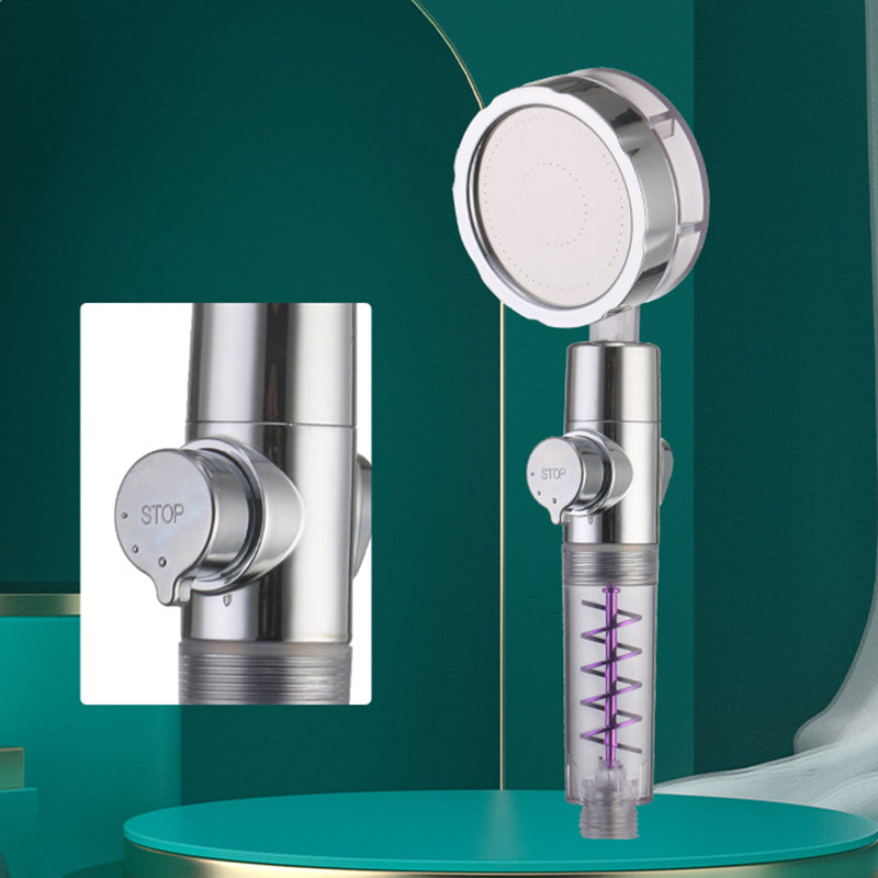 BowLift | Plastic Shower Head Round Handheld Shower Head with Adjustable Water Flow