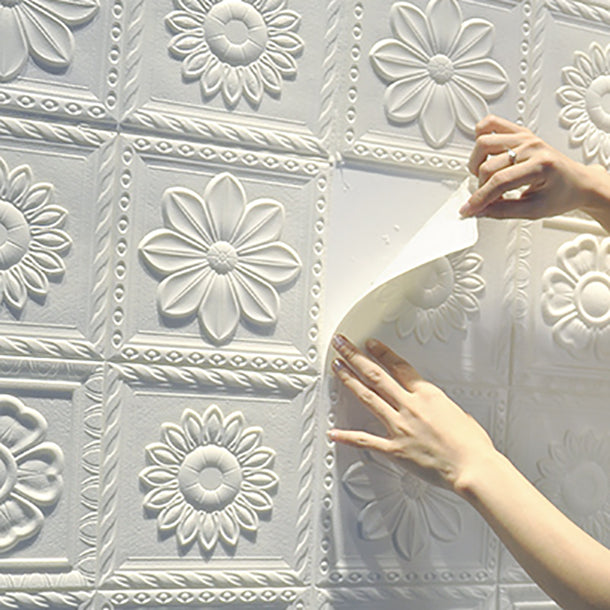 BowLift | Industrial 3D-Print Wall Shelf Bathroom Living Room Wall Panels Set of 10