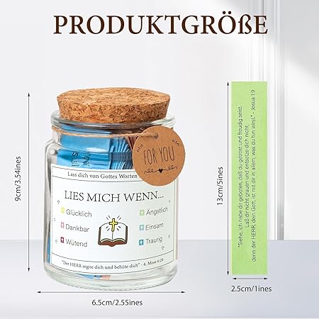 BowLift | Handmade 90 Days Bible Verse Glass