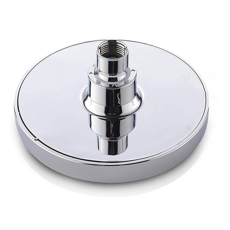 BowLift | Contemporary round fixed wall shower head Silver shower head