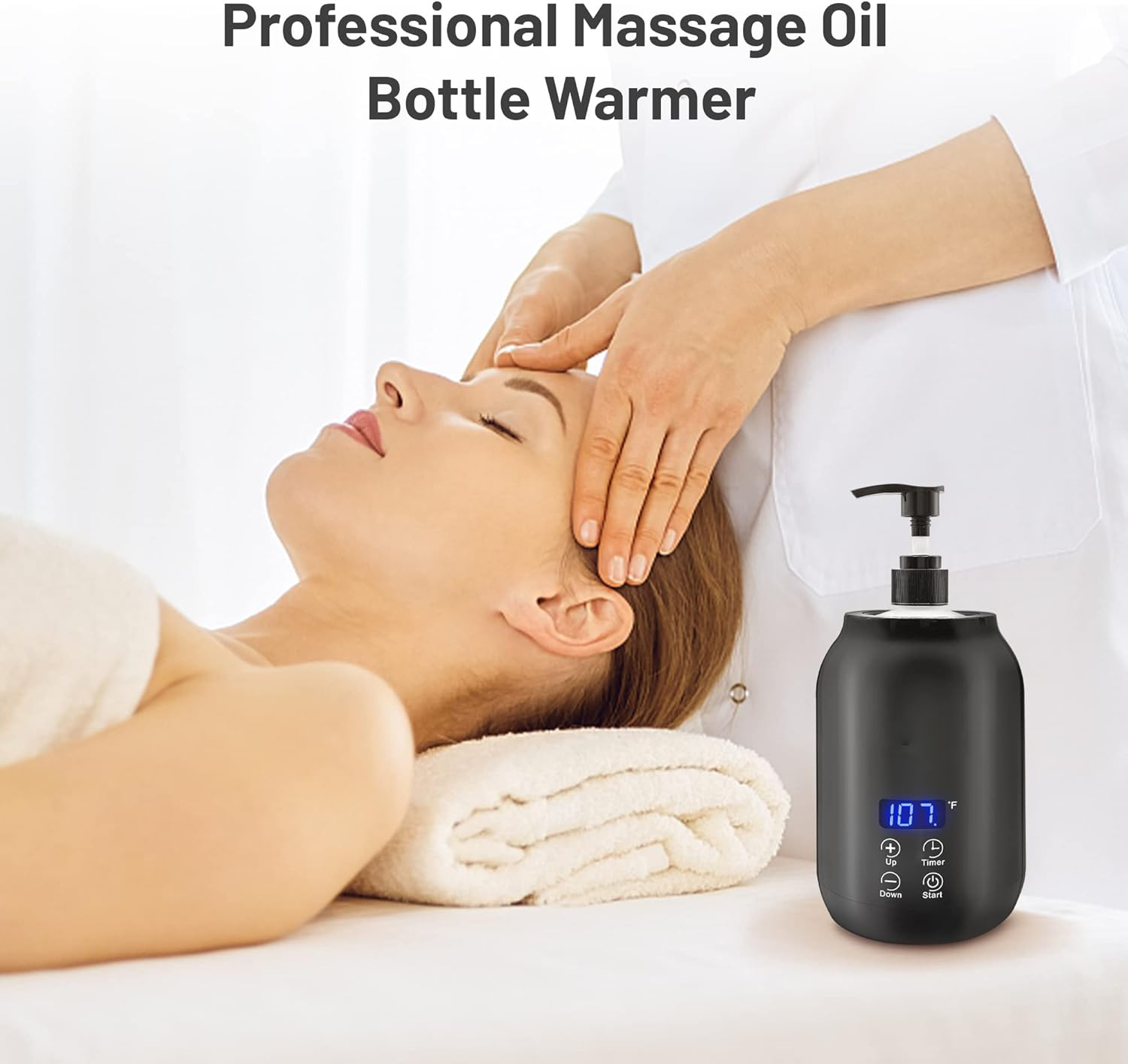 BowLift | Professional Portable Electric Massage Oil Warmer – Fast Heating & Digital Control