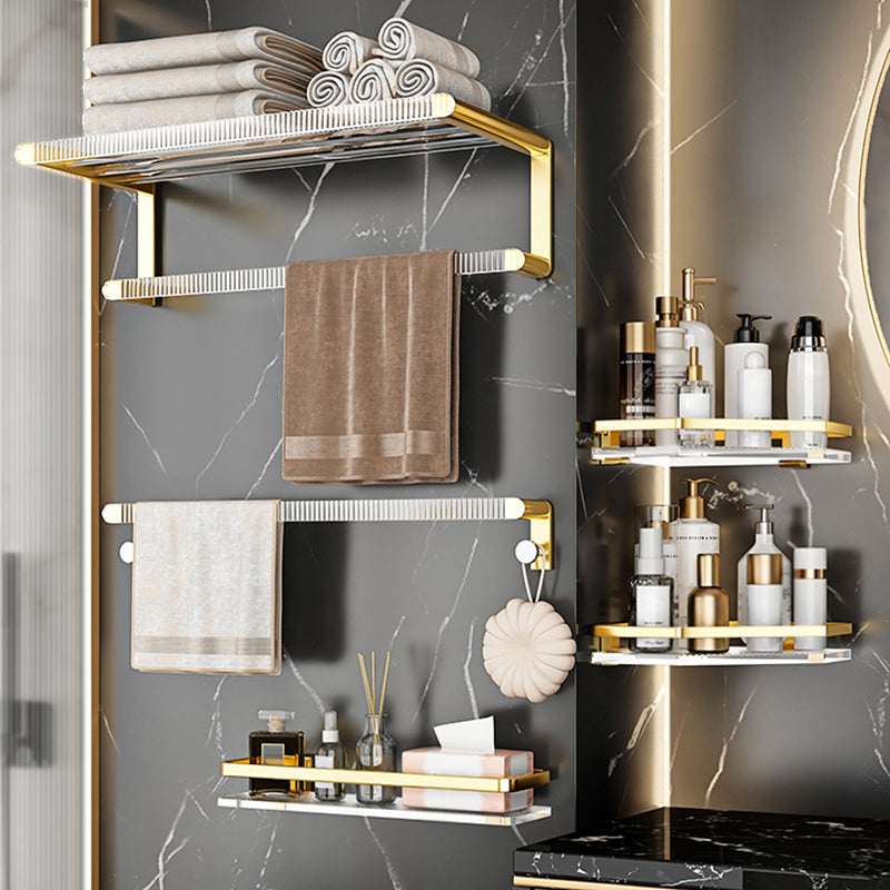 BowLift | Metal and Acrylic Bathroom Accessory Set Transparent Bathroom Accessories