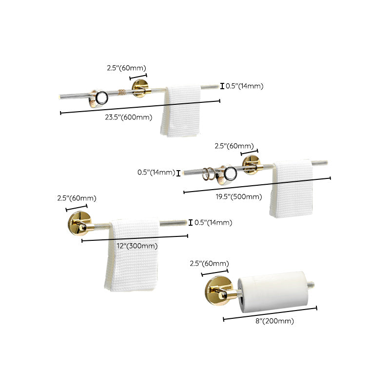 BowLift | Plastic Modern Bathroom Accessories Hardware Set with Shelf