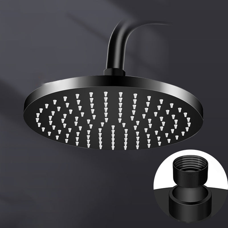 BowLift | Metal Shower Combo Contemporary Fixed Shower Head with Round and Rectangular Shape