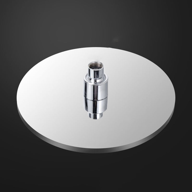 BowLift | Metal Shower Combo Contemporary Fixed Shower Head with Round and Rectangular Shape