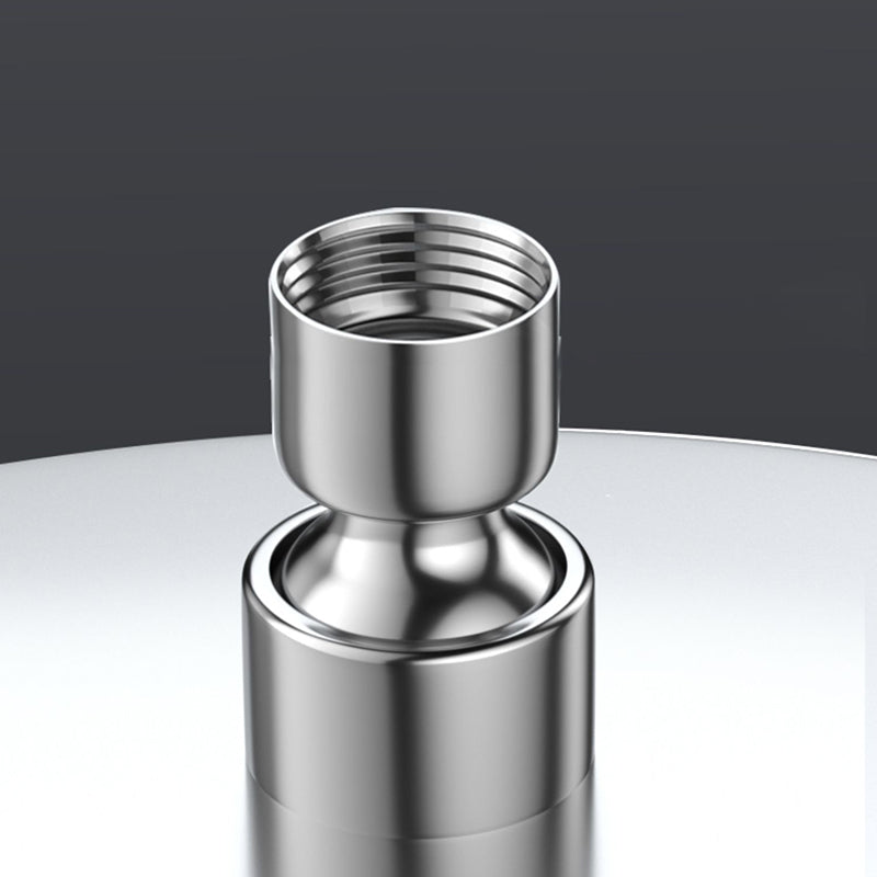 BowLift | Metal Shower Combo Contemporary Fixed Shower Head with Round and Rectangular Shape