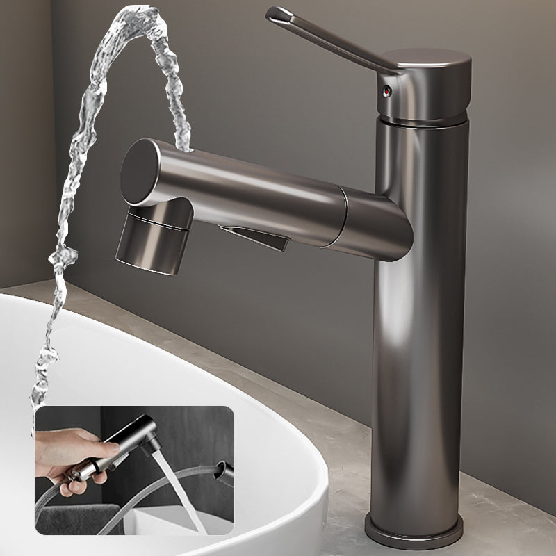 BowLift | Contemporary bathroom sink faucet single-handle swivel spout sink faucet
