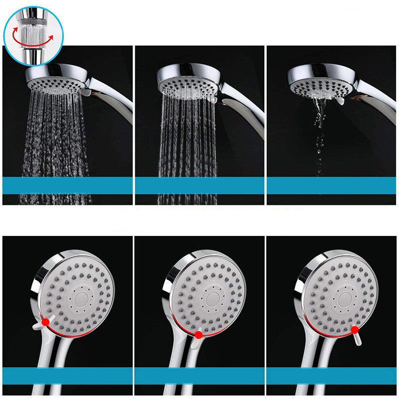 BowLift | Classic Dual Shower Head Square Large Shower Head with Round Hand Shower
