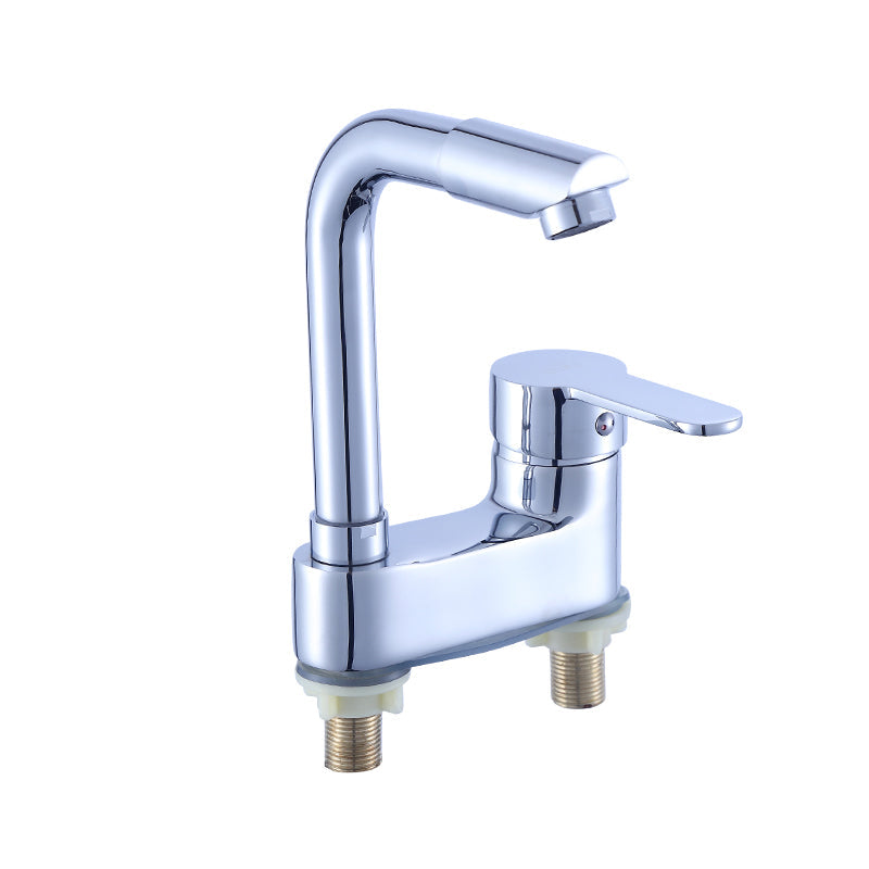 BowLift | Deck Mounted Center Freestanding Bathtub Filler Single Handle Freestanding Faucet
