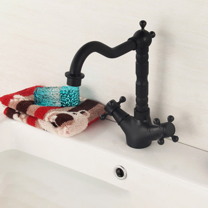 BowLift | Deck Mounted Copper Roman Tub Faucet Double Handles Roman Tub Faucet Set