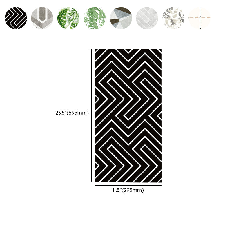 BowLift | Plastic Peel and Stick Wall Tile Waterproof Single Panel Wallpaper with Rectangular Shape