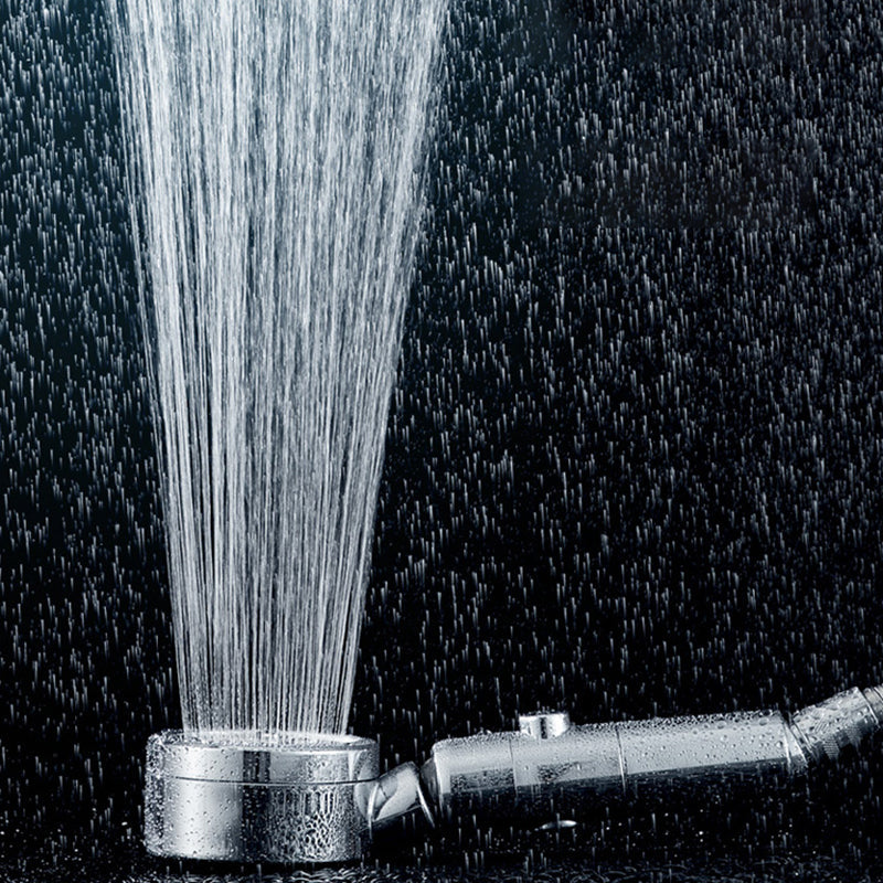 BowLift | Modern Showerhead Adjustable Spray Pattern Rotatable Round Handheld Showerhead