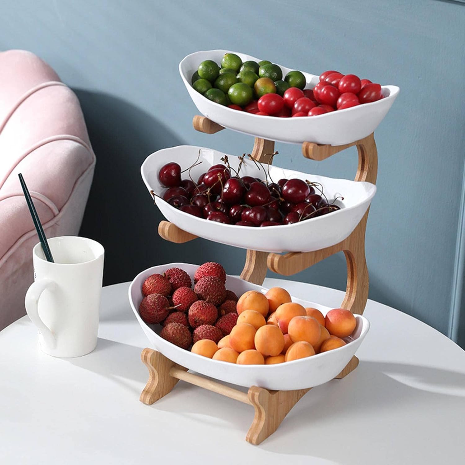 BowLift | FruitTower - Elegant Metal Fruit Stand