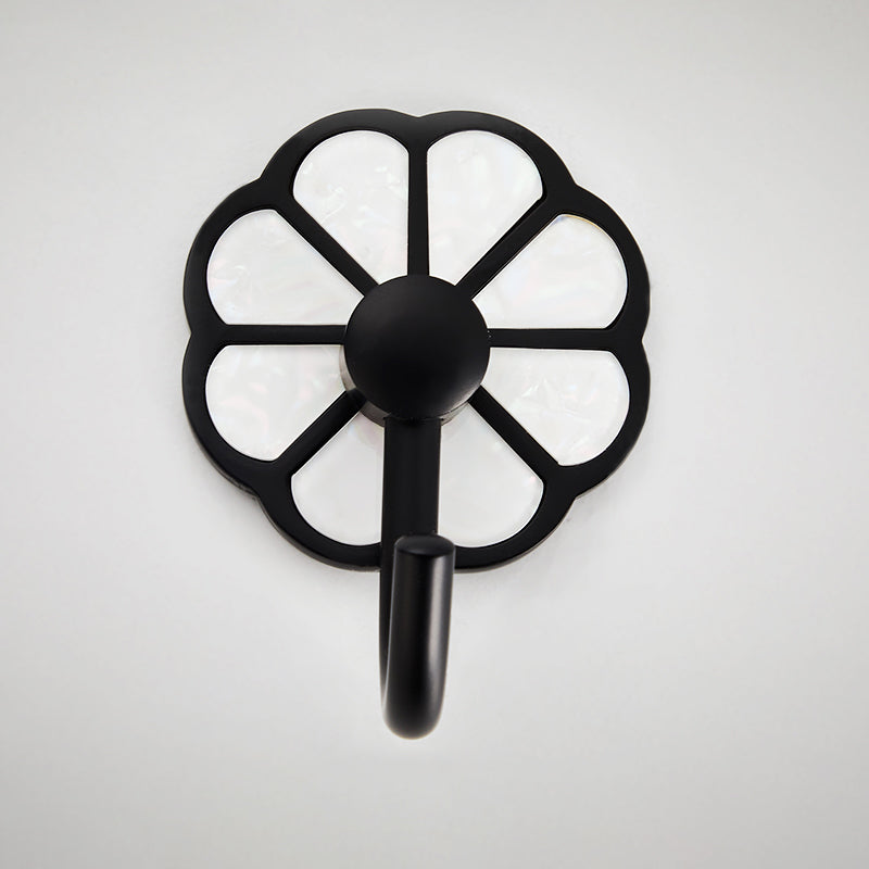 BowLift | Polished 10-piece bathroom accessory set metal corrosion-resistant bathrobe hooks