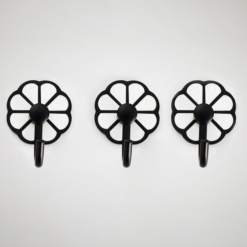 BowLift | Polished 10-piece bathroom accessory set metal corrosion-resistant bathrobe hooks