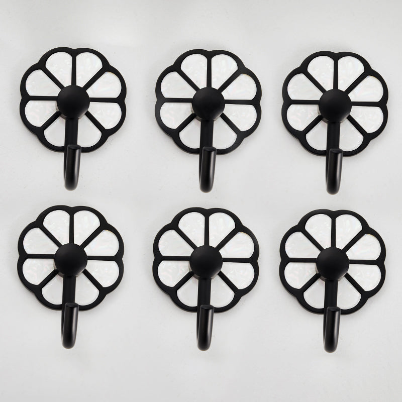 BowLift | Polished 10-piece bathroom accessory set metal corrosion-resistant bathrobe hooks