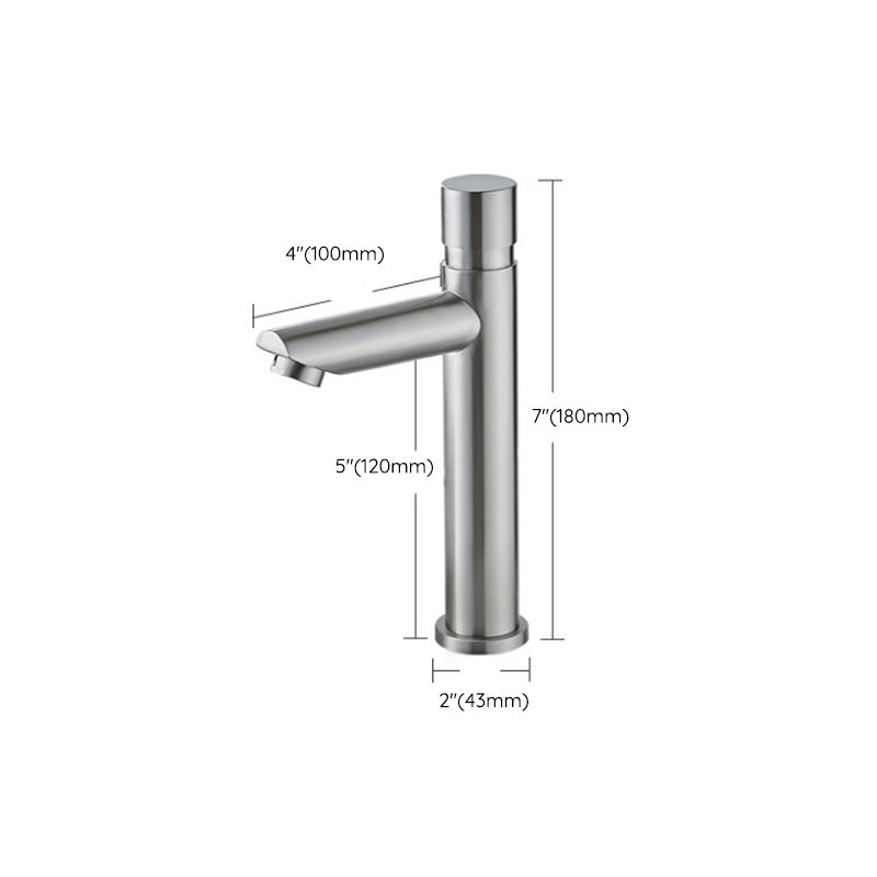 BowLift | Modern Low Arc Basin Faucet with Single Lever Bathroom Sink Faucet
