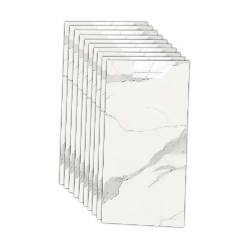 BowLift | 12" x 24" Marbling Single Panel Waterproof Splashback Wall Tile for Bathroom