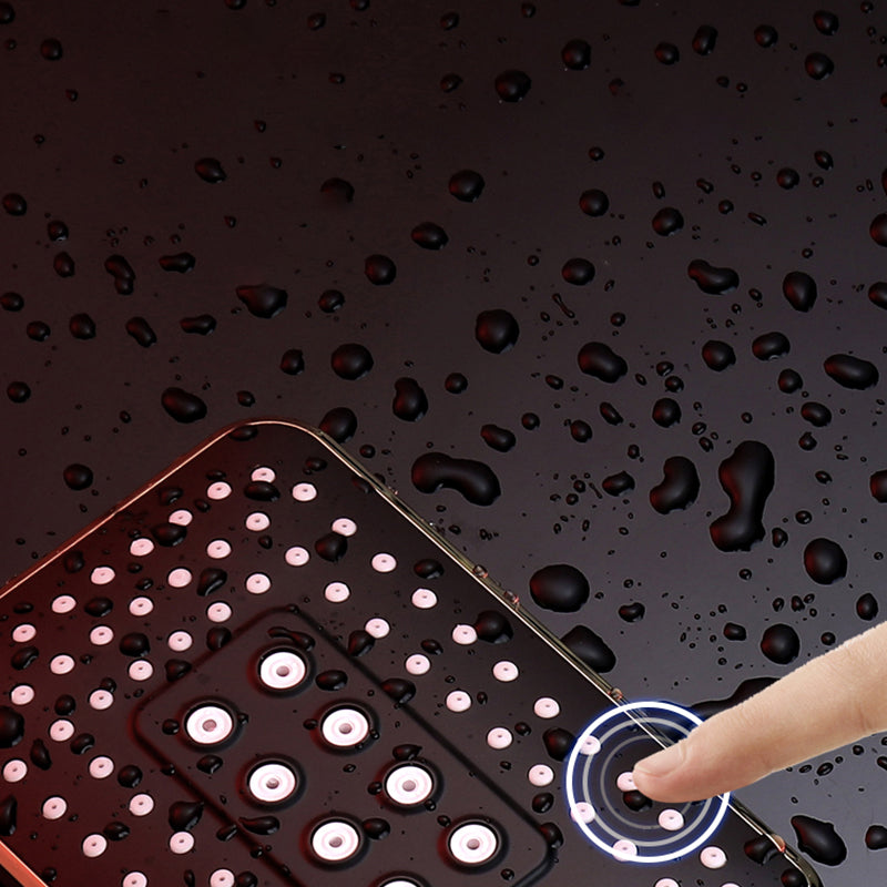 BowLift | Contemporary Metal Handheld Shower Head Square 3 Settings Spray Head