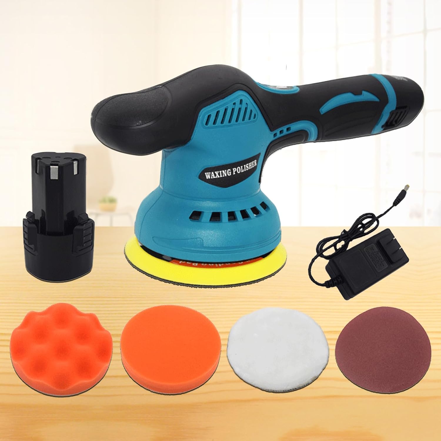 BowLift | Cordless Car Polisher with Dual Batteries and 8-Speed Control – Torvex