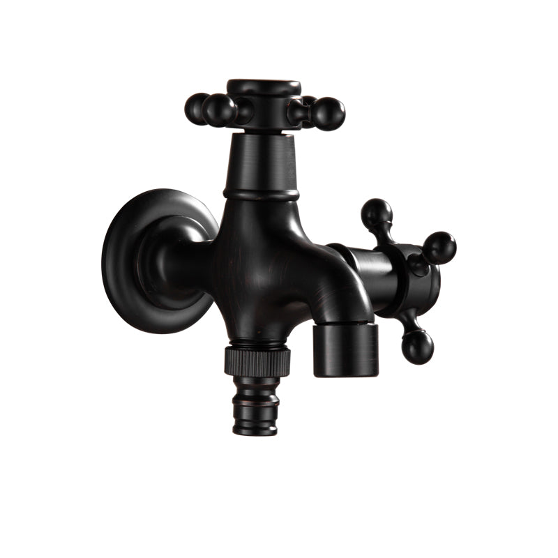 BowLift | Wide Bathroom Sink Faucet Wall-Mounted Cross Handle Faucet