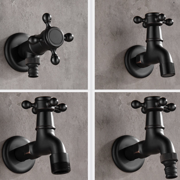 BowLift | Wide Bathroom Sink Faucet Wall-Mounted Cross Handle Faucet