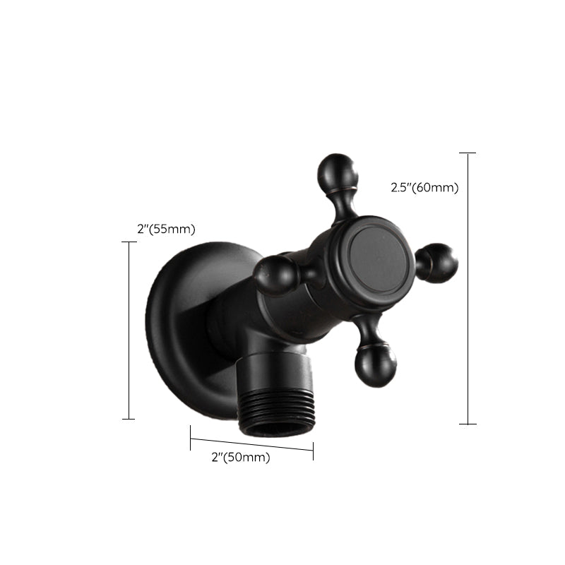 BowLift | Wide Bathroom Sink Faucet Wall-Mounted Cross Handle Faucet