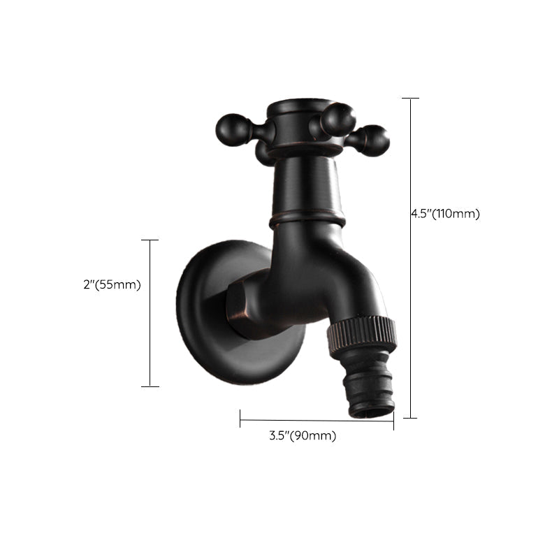 BowLift | Wide Bathroom Sink Faucet Wall-Mounted Cross Handle Faucet