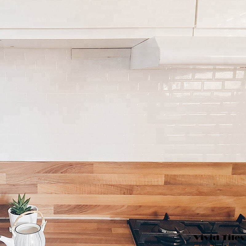 BowLift | Plastic Peel & Stick Subway Tile Modern Easy Peel & Stick Subway Tile