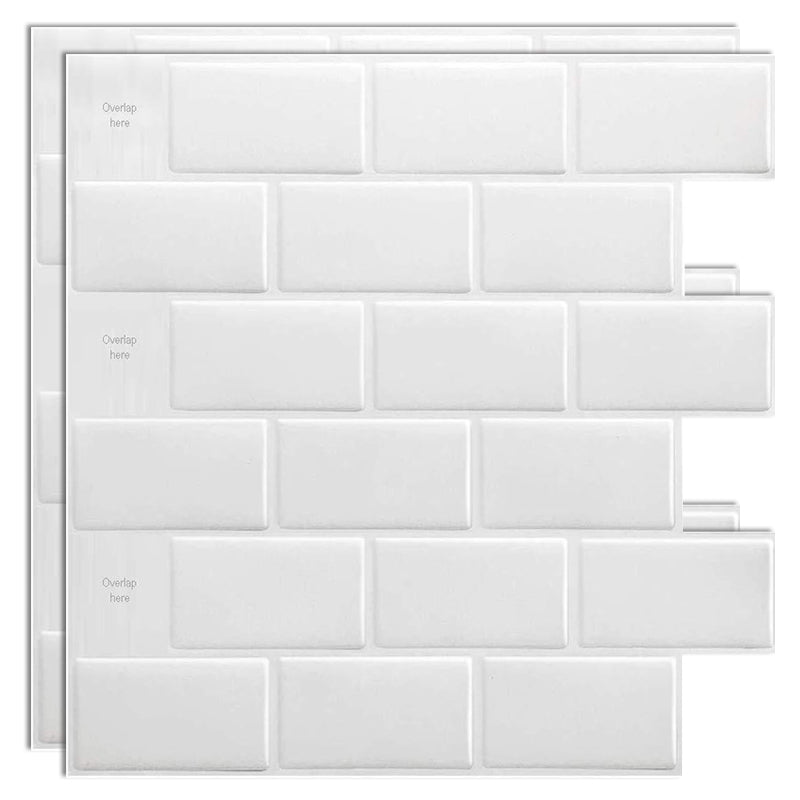 BowLift | Plastic Peel & Stick Subway Tile Modern Easy Peel & Stick Subway Tile