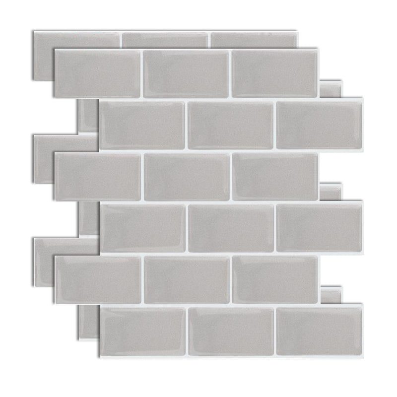 BowLift | Plastic Peel & Stick Subway Tile Modern Easy Peel & Stick Subway Tile