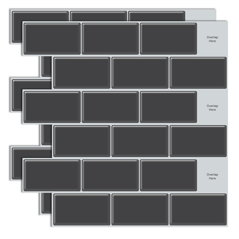 BowLift | Plastic Peel & Stick Subway Tile Modern Easy Peel & Stick Subway Tile