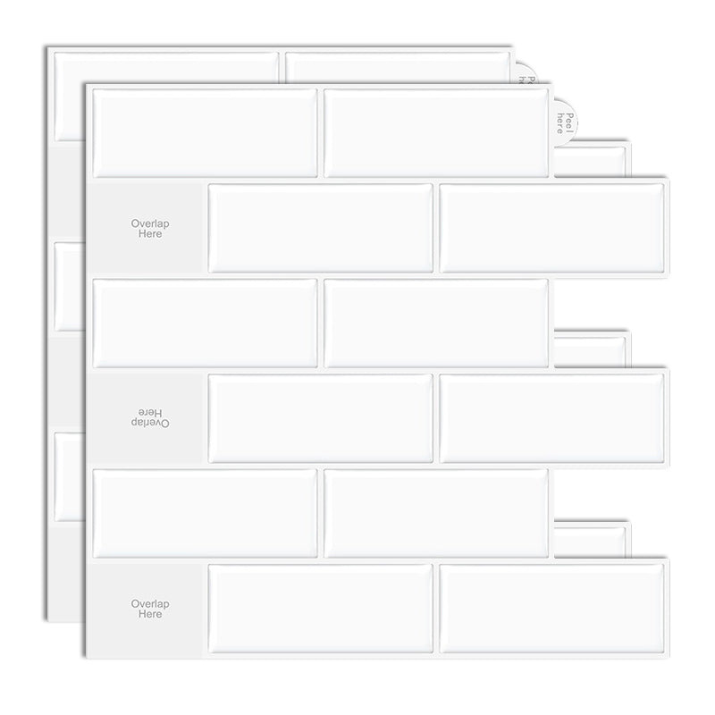BowLift | Plastic Peel & Stick Subway Tile Modern Simple Peel & Stick Subway Tile