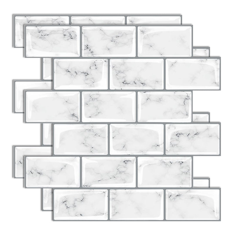 BowLift | Plastic Peel & Stick Subway Tile Modern Easy Peel & Stick Subway Tile