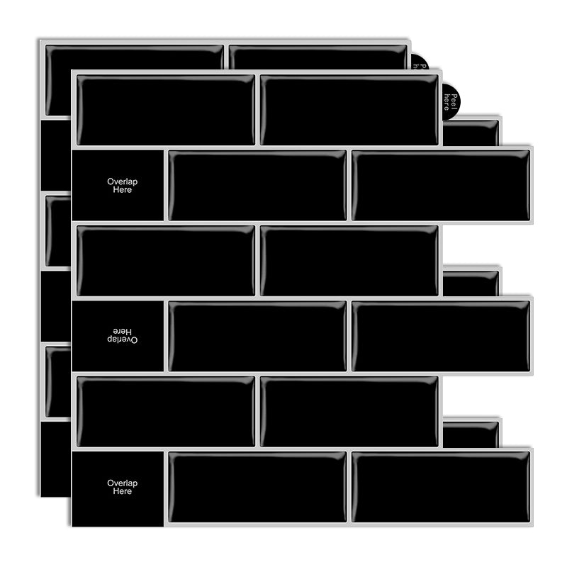 BowLift | Plastic Peel & Stick Subway Tile Modern Easy Peel & Stick Subway Tile
