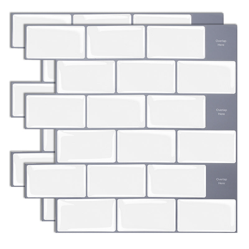 BowLift | Plastic Peel & Stick Subway Tile Modern Easy Peel & Stick Subway Tile
