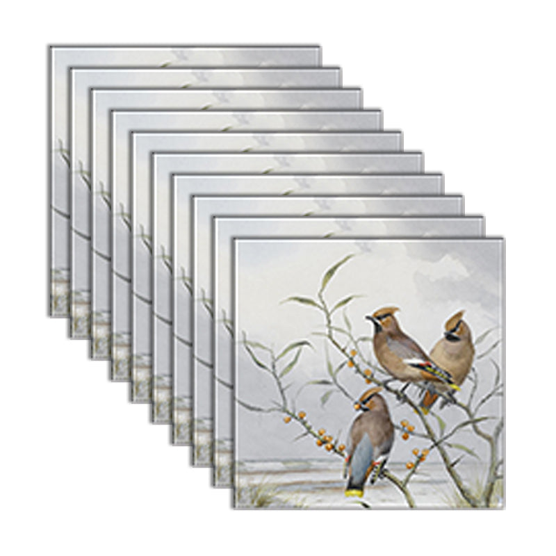 BowLift | PVC peel and stick backsplash mosaic tiles wallpaper with square shape