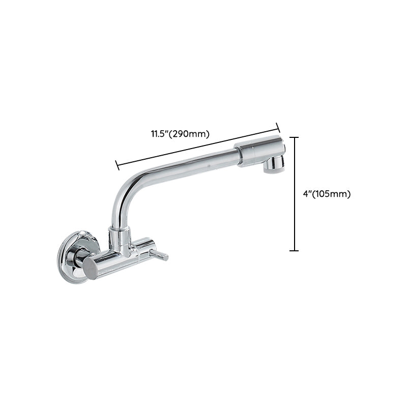 BowLift | Wall-mounted metal bathtub filler with low arc waterfall bathtub faucet