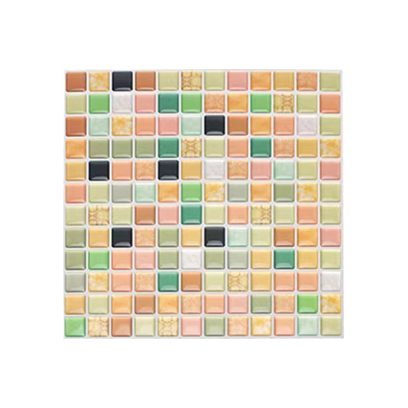 BowLift | Plastic Peel & Stick Mosaic Tile Waterproof Peel & Stick Mosaic Tile with Square Shape