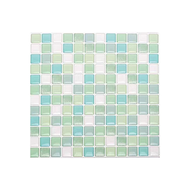 BowLift | Plastic Peel & Stick Mosaic Tile Waterproof Peel & Stick Mosaic Tile with Square Shape