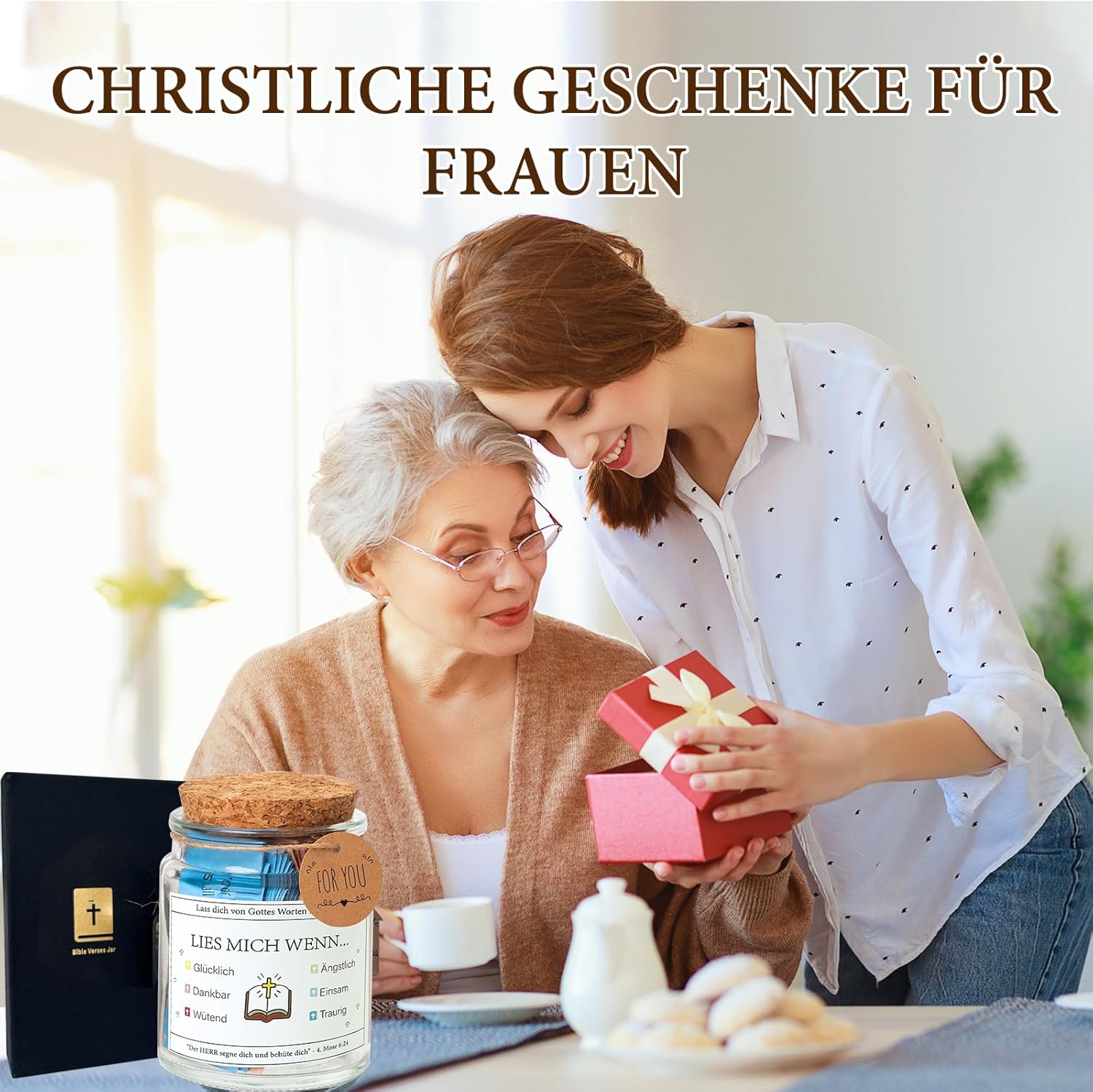 BowLift | Handmade 90 Days Bible Verse Glass