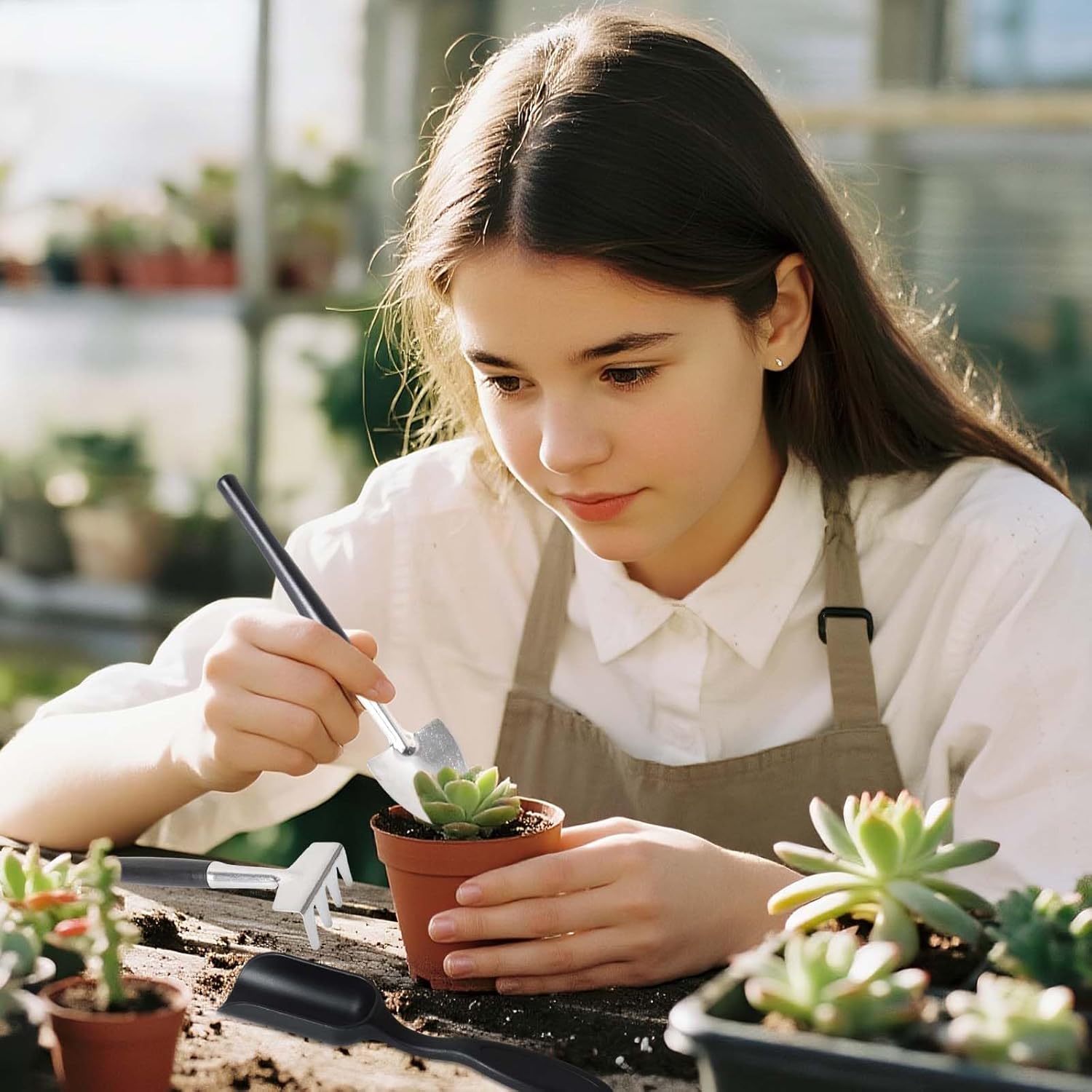 BowLift | 12-in-1 Succulent Tools Set with Storage Bag for Indoor Gardening