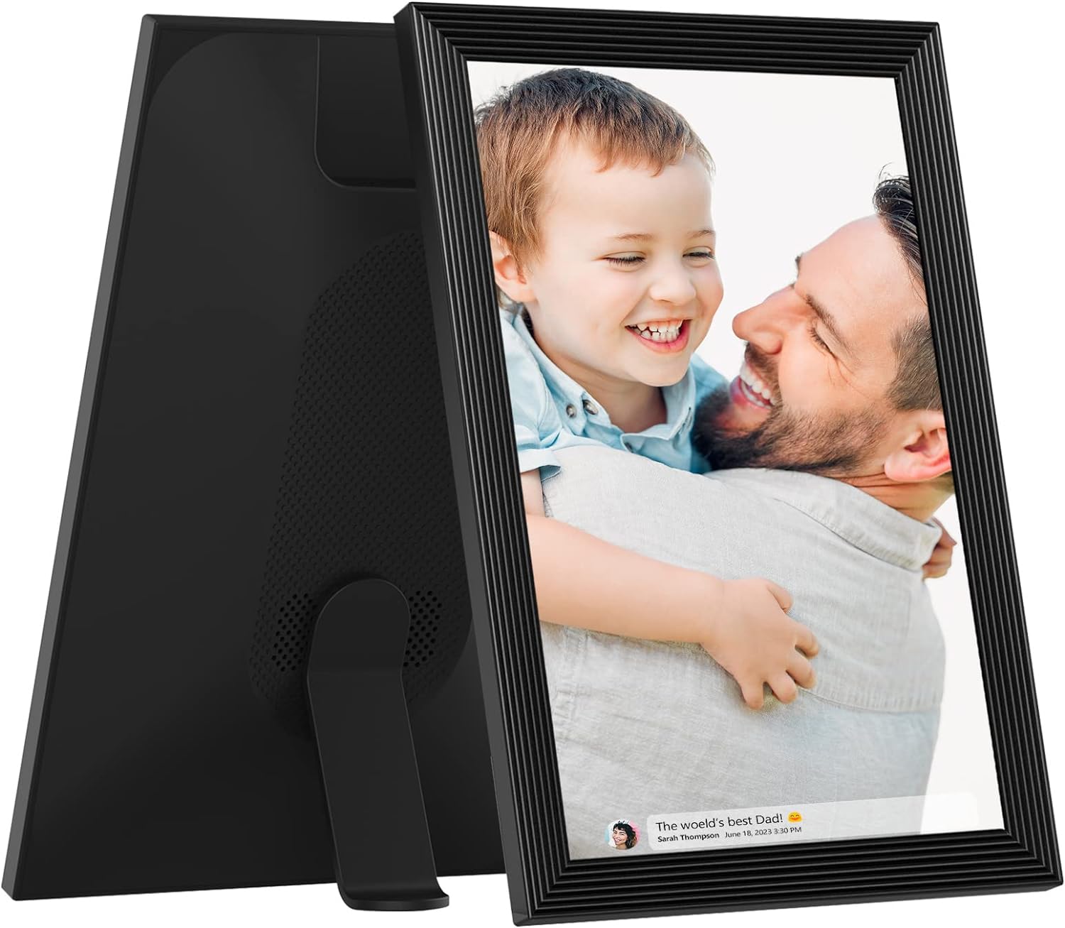 BowLift | High-Resolution Digital Photo Frame Top-Rated Electric Picture Frame with Video Playback and Camera Features