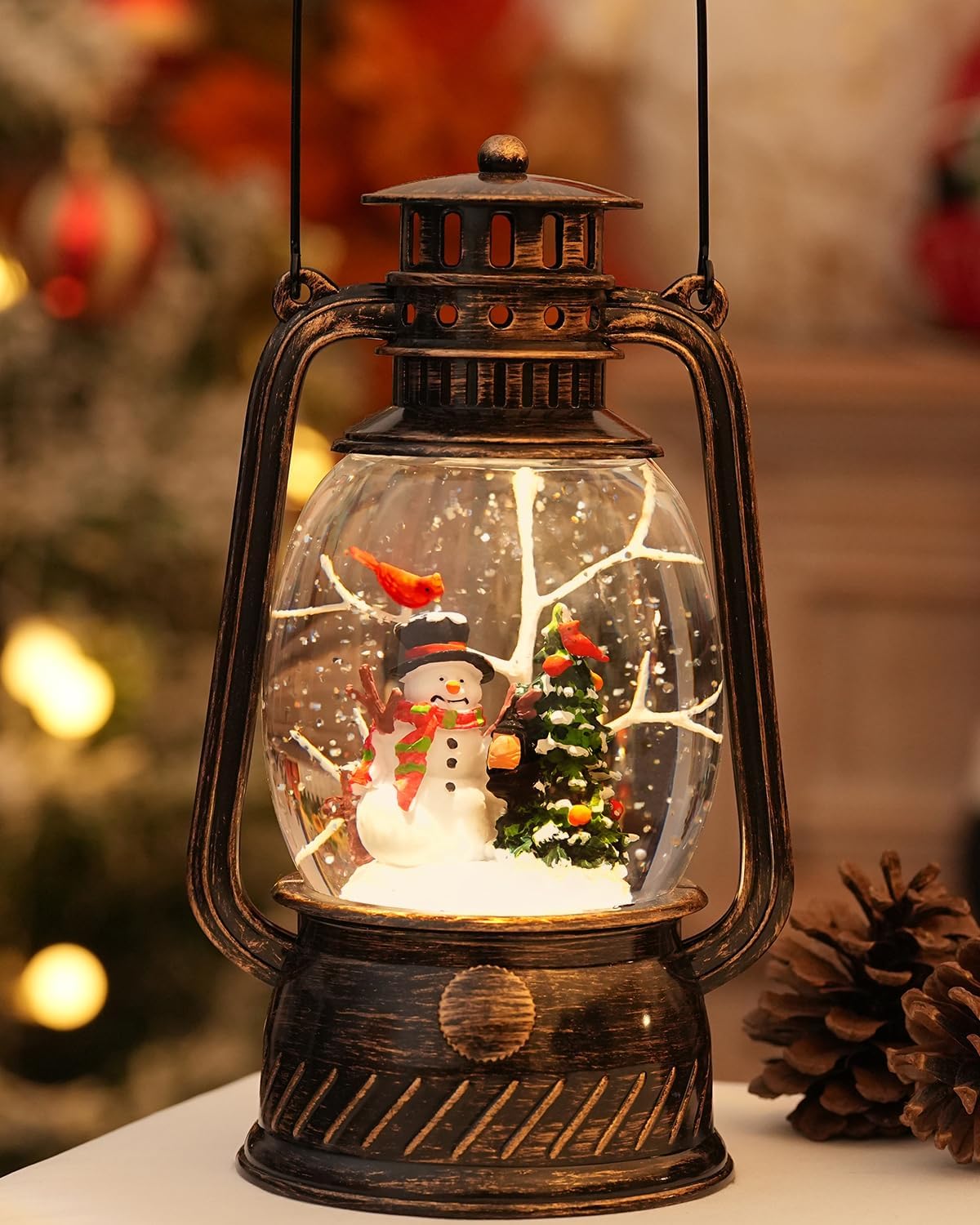 BowLift | Autumn Gloss Decorative Lamp with Pumpkins – Warm LED Light and 6-Hour Timer