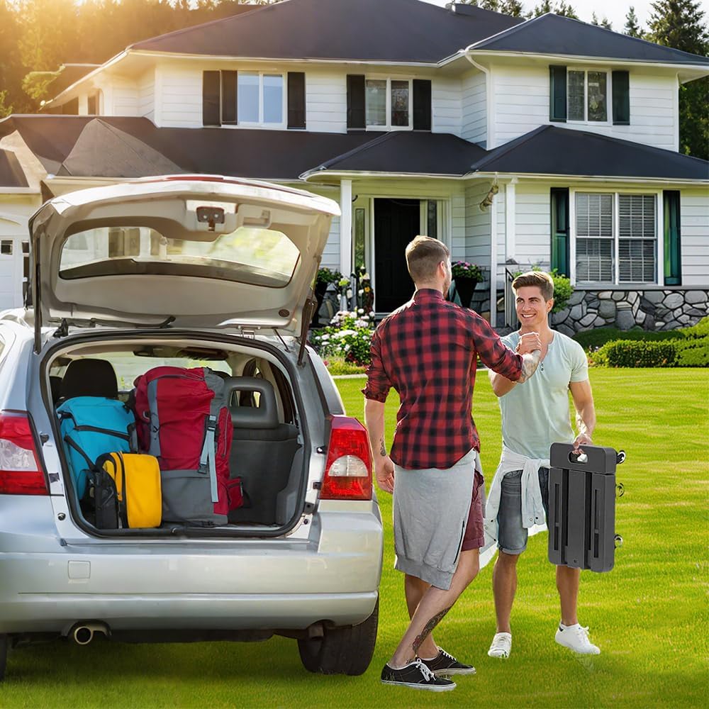 BowLift | 6-Wheel Folding Hand Truck with 227 kg Capacity & Telescopic Handle – LoadMaster