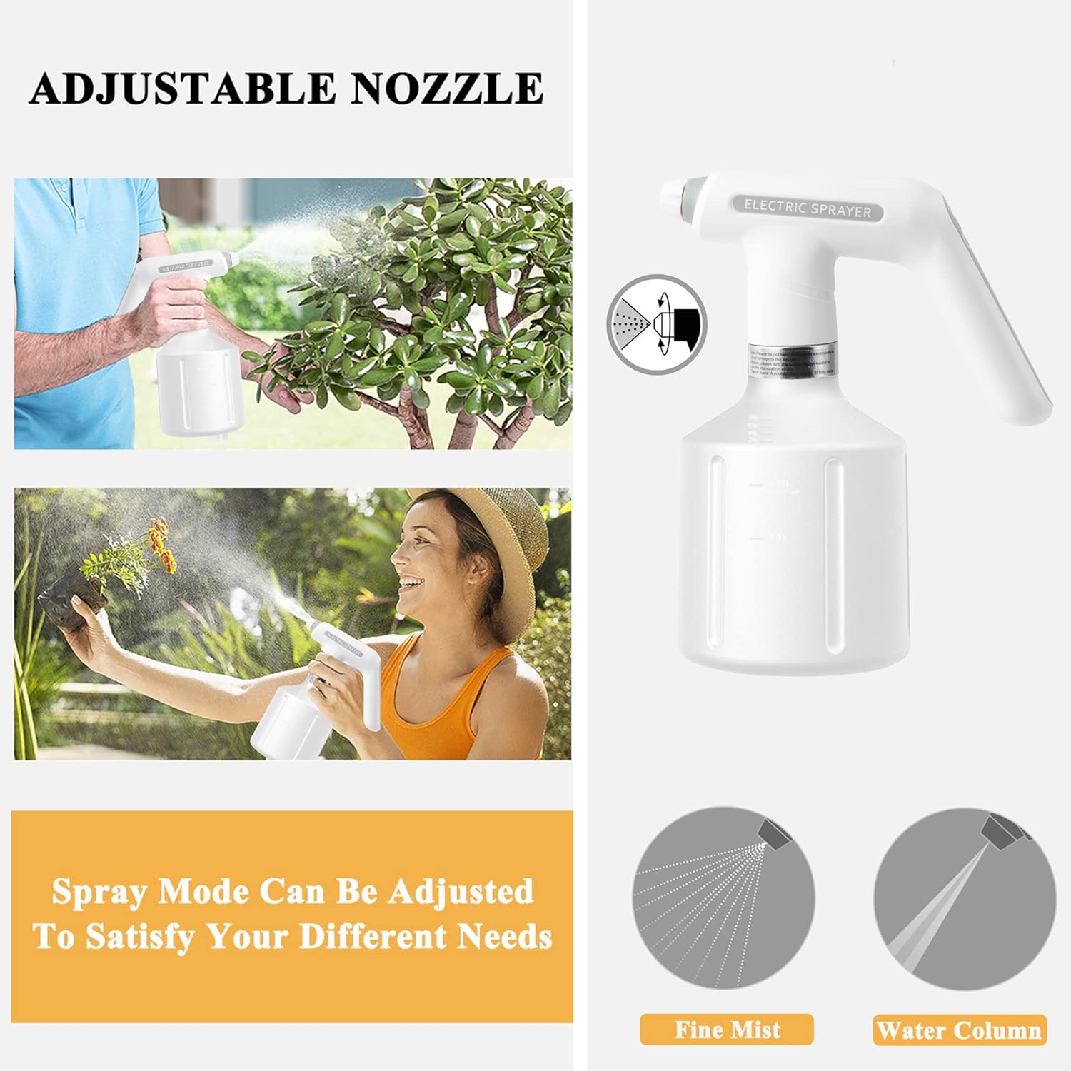 BowLift | Electric Spray Bottle for Plants – Automatic Watering Can with Comfort Grip