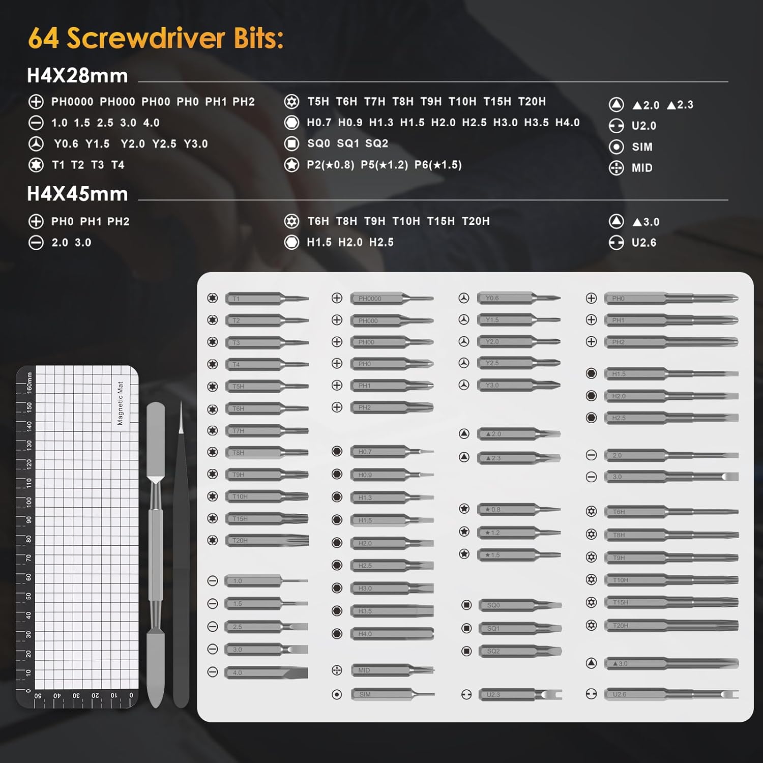 BowLift | ProFix 68-in-1 Electric Precision Screwdriver Set