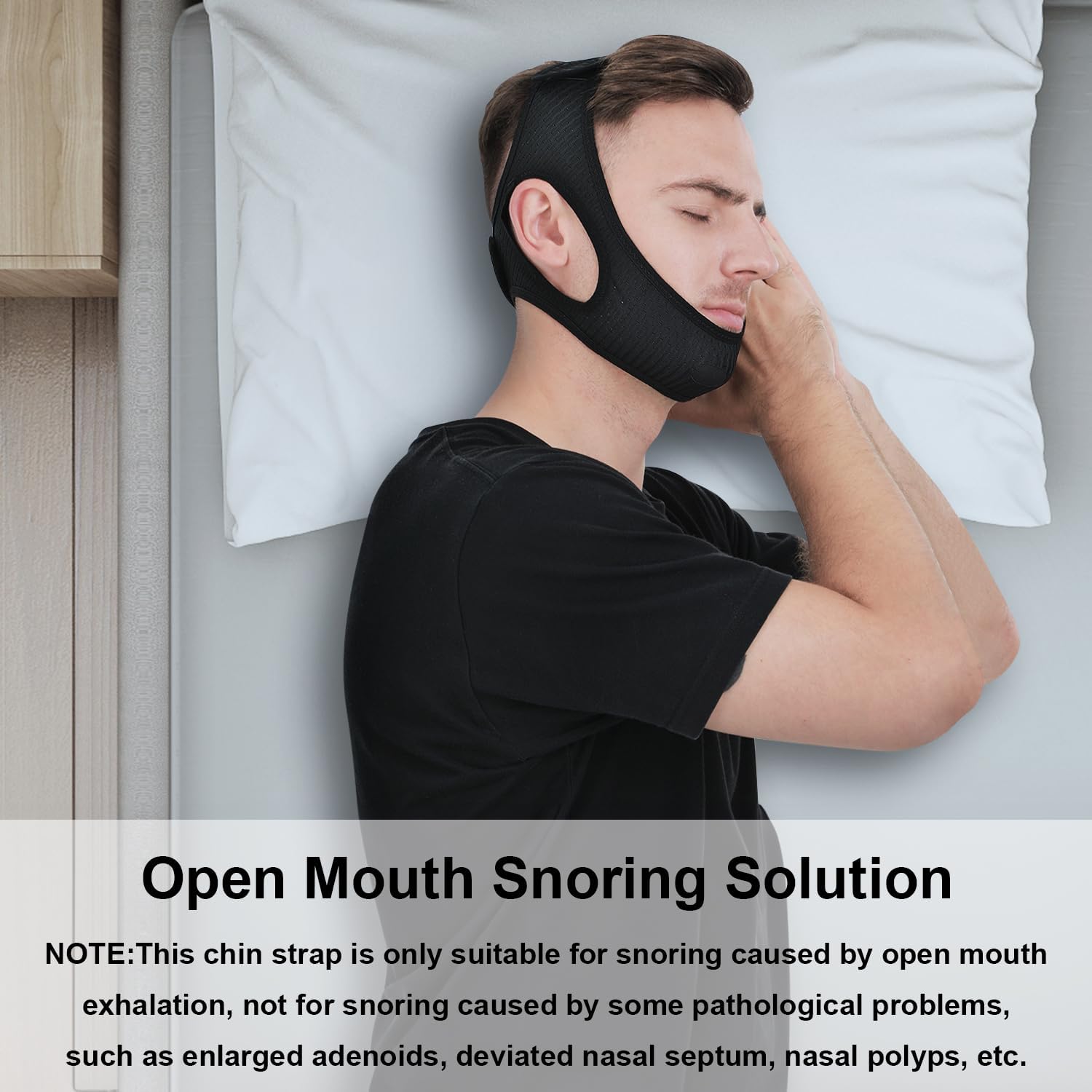 BowLift | Anti-Snore Chin Strap for Sleep Apnea