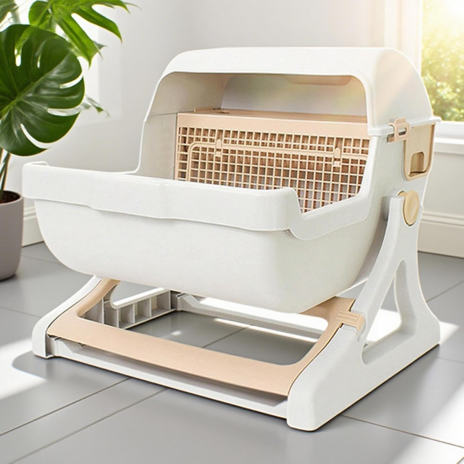 BowLift | Automatic Odourless Litter Box with Open-Top Design – Felvora